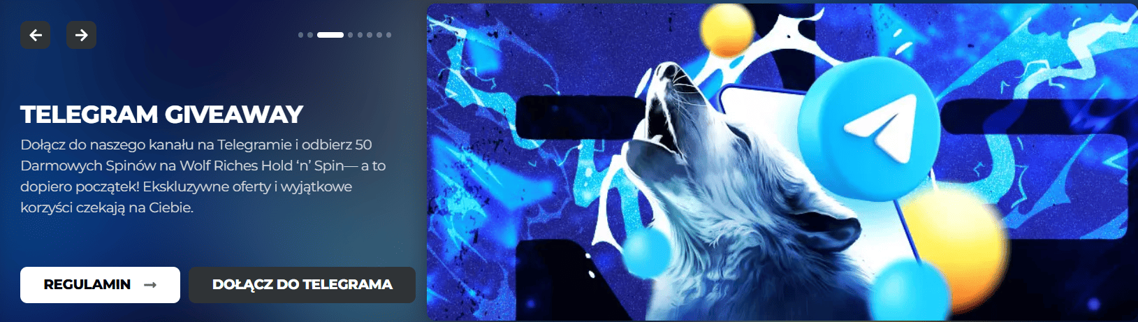 Energy Casino Telegram Bonus - darmowe spiny